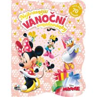 Jiri Models Najkrajšie vianočné omaľovánky so samolepkami Minnie