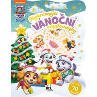 JIRI MODELS Najkrajšie vianočné omaľovánky so samolepkami Tlapková patrola holky