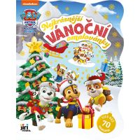 Jiri Models Najkrajšie vianočné omaľovánky so samolepkami Tlapková patrola