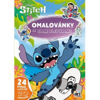 Jiri Models Omaľovánky A4 so samolepkami Lilo a Stitch