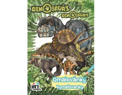 Jiri Models Omaľovánky A5 Dinosaury