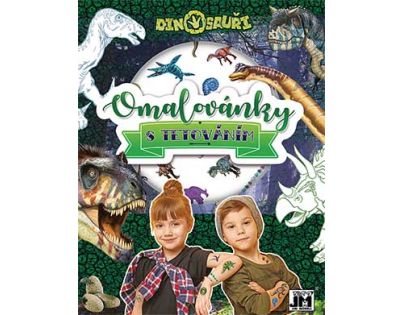 Jiri Models Omaľovánky s tetovaním Dinosaury