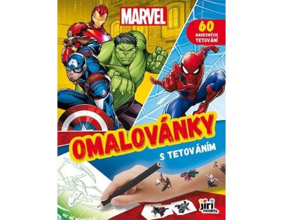 Jiri Models Omaľovánky s tetovaním Marvel