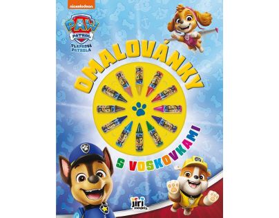 Jiri Models Omaľovánky s voskovkami Tlapková patrola