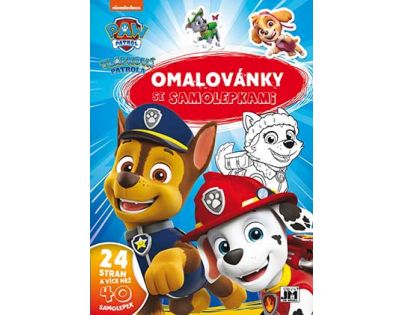 Jiri Models Omaľovánky so samolepkami Labková patrola