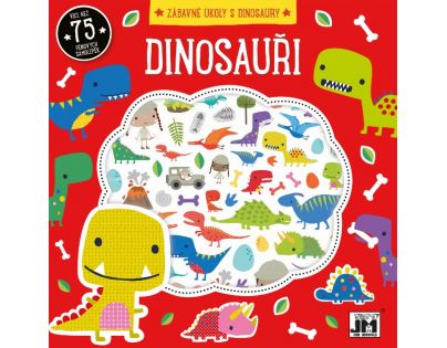 Jiri Models Maľovanky sa samolepky Dinosaury