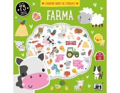 Jiri Models Omaľovánky sa samolepky Farma