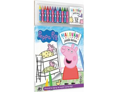 Peppa Pig Malování podle barev Prasátko Peppa