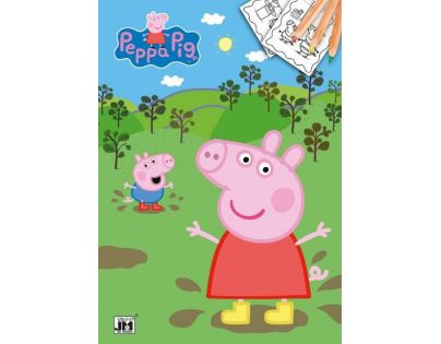 Jiří Models Peppa Pig Omalovánky A4 Prasátko Peppa