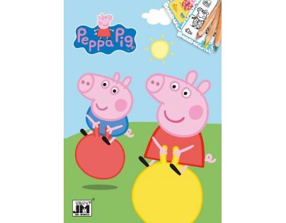 Jiri Models Peppa Pig Omalovánky A5 Prasiatko Peppa