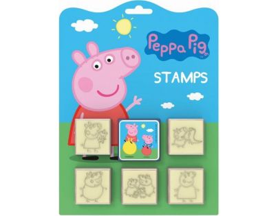 Jiří Models Peppa Pig Razítka 5+1 Prasátko Peppa