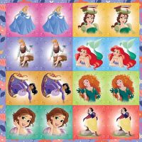 Jiří Models Pexeso v zošite Disney Princezné 2