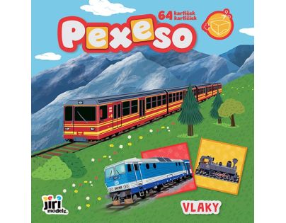 Jiří Models Pexeso v zošite Vlaky