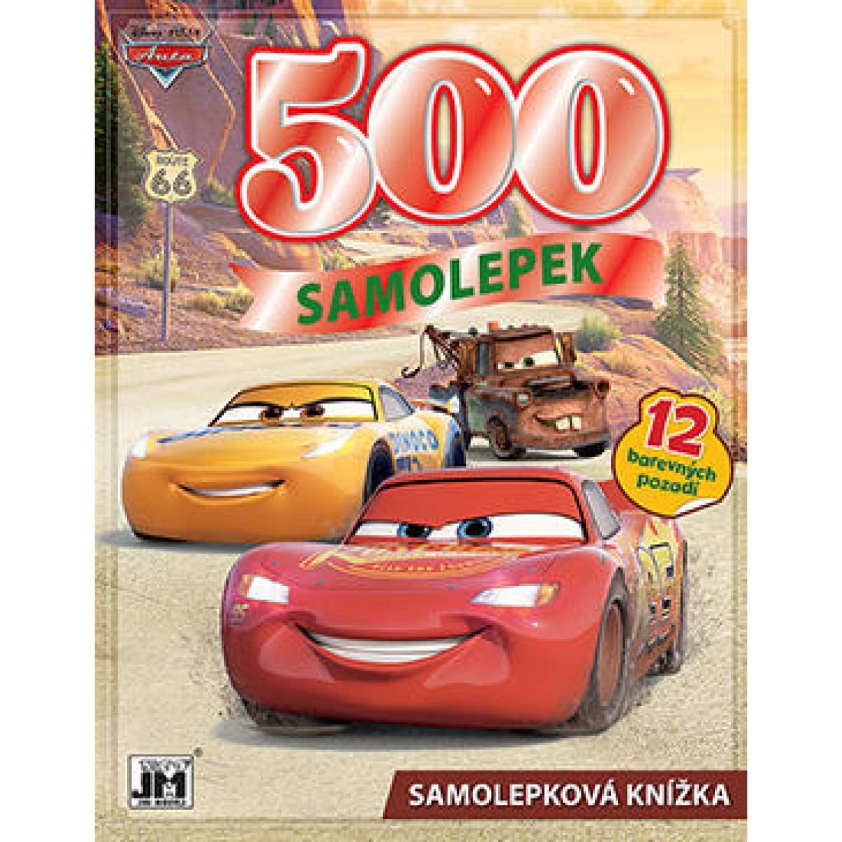 Jiri Models Samolepková knižka 500 dielikov Autá