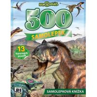 Jiri Models Samolepková knižka 500 dielikov Dinosaury