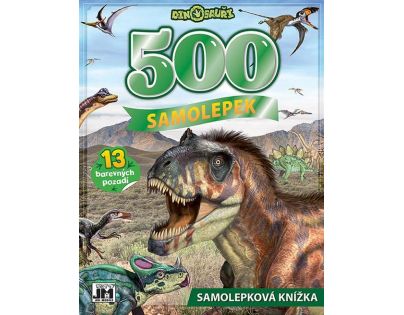 Jiri Models Samolepková knižka 500 dielikov Dinosaury