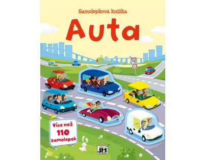 Jiri Models Samolepková knižka Auta 110 samolepiek