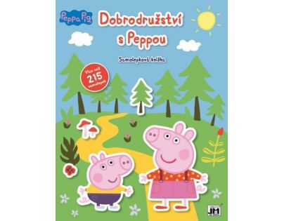 Jiri Models Samolepiaci knižka Dobrodružstvo s Peppa