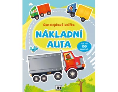 Jiri Models Samolepková knižka Nákladné autá