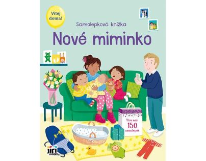 Jiří Models Samolepková knižka Nové bábätko