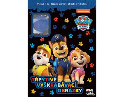 Jiří Models Trblietavé vyškrabávacie obrázky Tlapková patrola