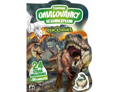 Jiri Models Tvarované omaľovánky Dino