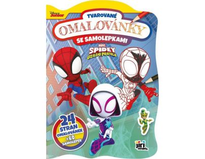 Jiri Models Tvarované omaľovánky Spidey