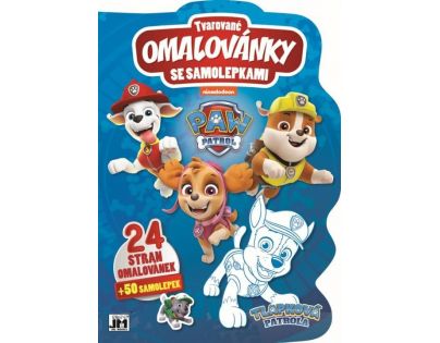 Jiri Models Tvarované omaľovánky Labková patrola