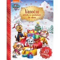 Jiri Models Vianočné aktivity so samolepkami do okien Paw Patrol