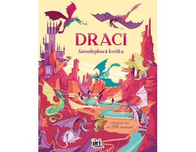 JIRI MODELS Veľká samolepková knižka Draci