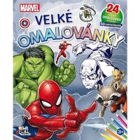 Jiri Models Veľké omaľovánky Marvel