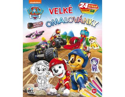 Jiri Models Veľké omaľovánky Tlapková patrola