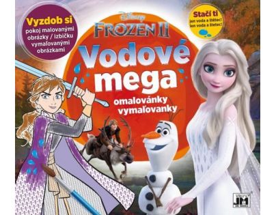 Jiri Models Vodové mega maľovanky A4 Frozen2