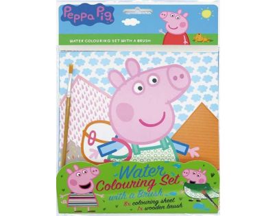 Jiri Models Vodové omaľovánky so štetcom Prasiatko Peppa