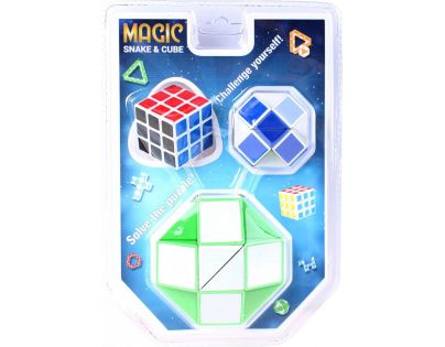 Johntoy Hlavolam Magická kocka had