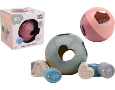 Johntoy Vkladačka gule Happy World bio plastic