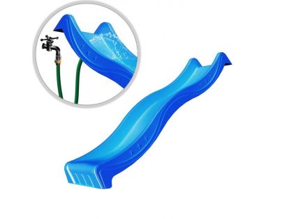 Jungle Gym Modrá šmýkačka 265 cm s prípojkou pre hadicu