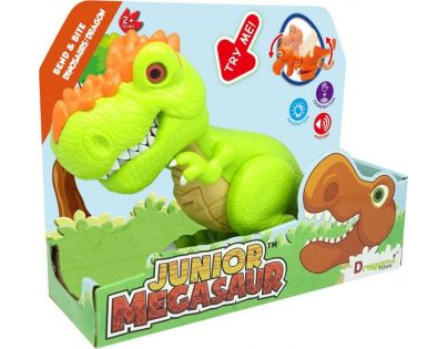 ADC Black Fire Junior Megasaur ohybný a hryzací T-Rex zelený