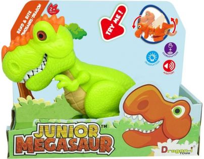 ADC Black Fire Junior Megasaur ohybný a hryzací T-Rex zelený