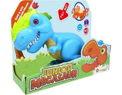 ADC Black Fire Junior Megasaur ohybný a hryzacie T-Rex modrý