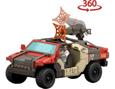 Jurassic World Super auto s vodičom a dinosaurom