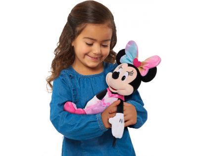 Just Play Minnie Mouse Spievajúci plyšák v lesklých šatách 30 cm