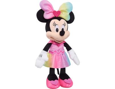 Just Play Minnie Mouse Spievajúci plyšák v lesklých šatách 30 cm