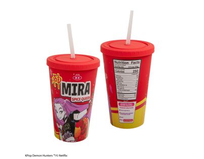 Cinereplicas K-pop Demon Hunters hrnček so slamkou Mira Spice Queen