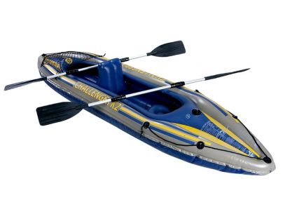 Intex 68306 Kajak CHALLENGER K2 KAYAK vč. Pádel - Šedá