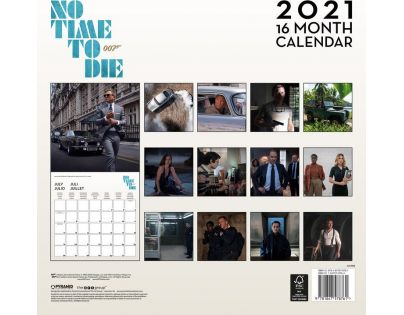 Kalendár James Bond 2021