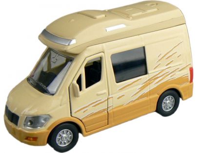 Karavan se světlem a zvukem 14 cm - Béžová