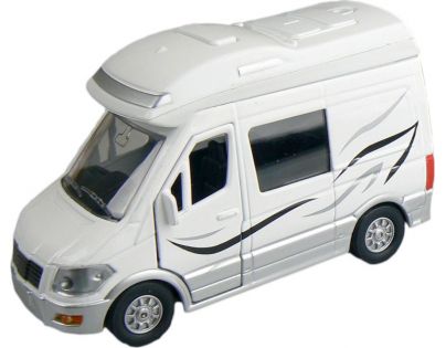 Karavan se světlem a zvukem 14 cm - Bílá