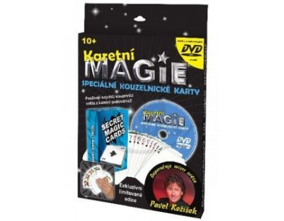 Karetní magie - Speciální kouzelnické karty+DVD