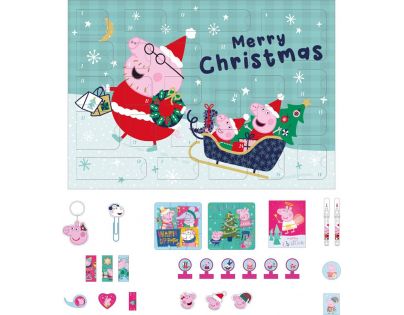 Kartón P+P Adventný kalendár Peppa Pig